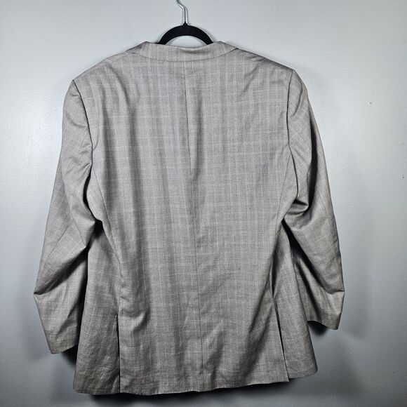 Earvin "Magic" Johnson Gray 3 Button Suit Jacket Men's Size 44R Blazer - Picture 2 of 8